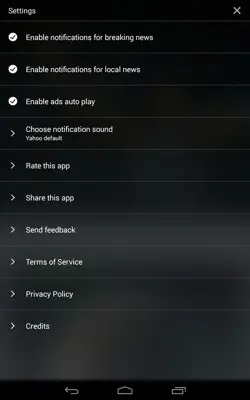 Yahoo News android App screenshot 0