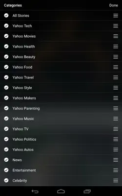 Yahoo News android App screenshot 1